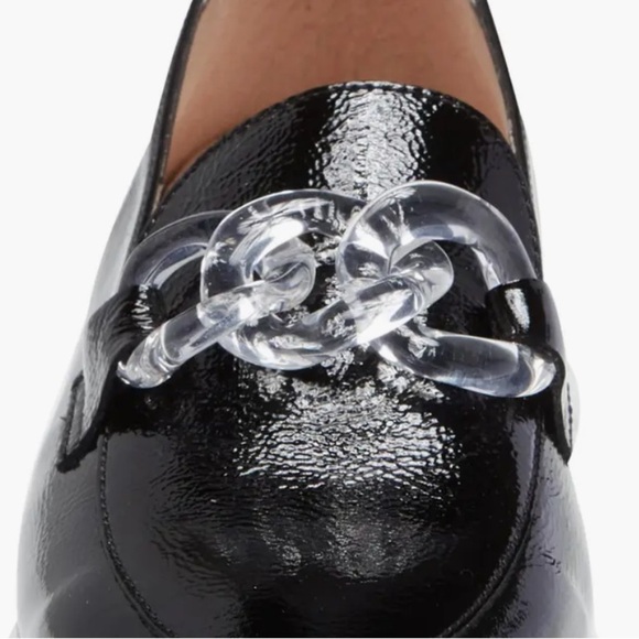 NWT A-2405 Platform Loafers in Black Patent Leather Size Euro 35 - Picture 2 of 13